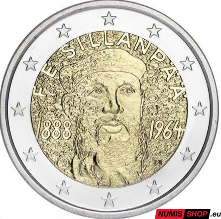 Fínsko 2 euro 2013 - Sillanpaa - UNC 