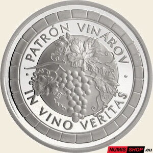 Strieborná medaila Svätý Urban - patrón vinárov