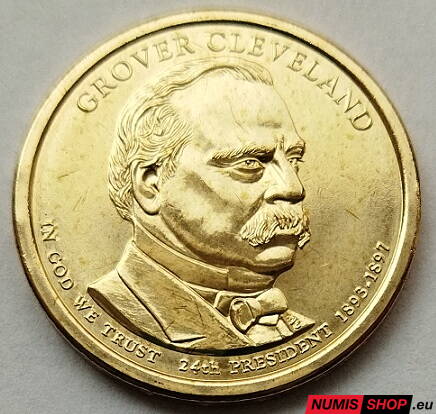 USA Presidential 1 dollar - 2012 - 24th Grover Cleveland - D