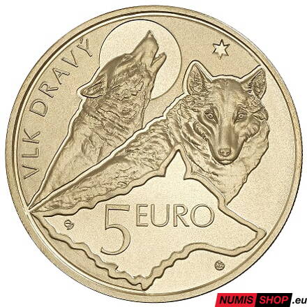 5 eur Slovensko 2021 - Vlk dravý