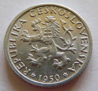 Československo - 1 koruna - 1950 Al