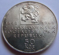 50 Kčs ČSSR 1968 - Vznik ČSR
