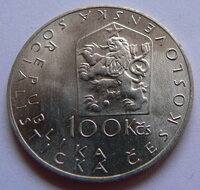 100 Kčs ČSSR 1984 - Jan Neruda