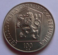 100 Kčs ČSSR 1985 - Martin Kukučín
