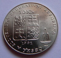 50 Kčs ČSFR 1991 - Karlovy Vary
