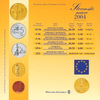 Sada mincí SR 2004 - Vstup SR do EÚ