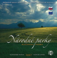Sada mincí SR 2007 - Parky SR a ČR