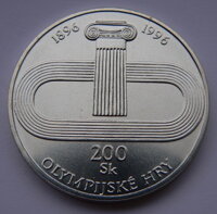 200 Sk Slovensko 1996 - Atlanta - PROOF