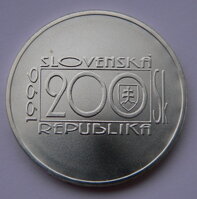 200 Sk Slovensko 1996 - Hronský - PROOF