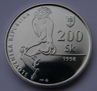 200 Sk Slovensko 1998 - Smrek - PROOF