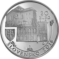20 eur Slovensko 2016 - Pamiatková rezervácia Banská Bystrica - BK