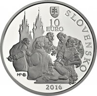 10 eur Slovensko 2016 - Jesenius - PROOF 