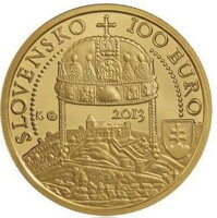 100 eur Slovensko 2013 - Korunovácia Maximiliána