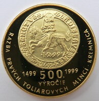 5000 Sk Slovensko 1999 - Razba toliarov