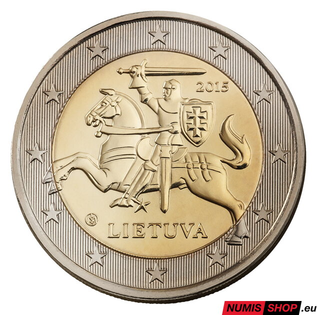 2 eurove mince pamätné litva 2015