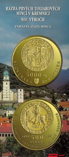 5000 Sk Slovensko 1999 Razba Toliarov Letak 5000 Sk Slovensko 1999 Razba Toliarov Letak