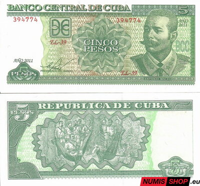 Kuba - 5 pesos - 2011 - UNC