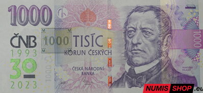Česká republika - 1000 Kč - 2023 - prítlač