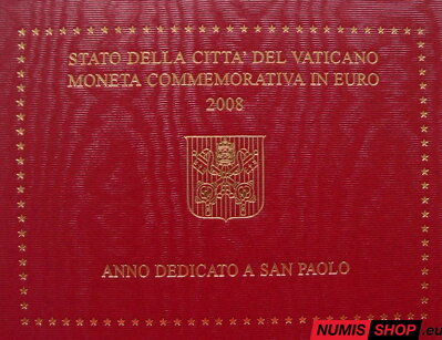Vatikán 2 euro 2008 - rok svätého Pavla – 2000. výročie jeho narodenia