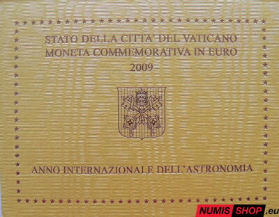 Vatikán 2 euro 2009 - Medzinárodný rok astronómie