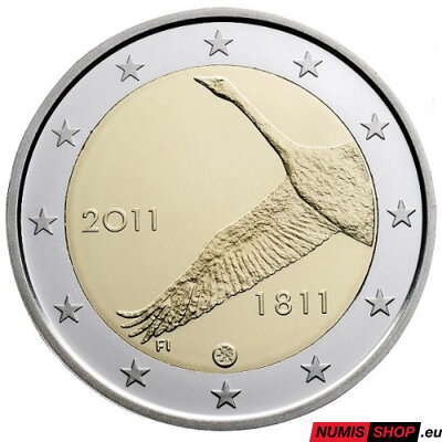 Fínsko 2 euro 2011 - 200 rokov Fínskej národnej banky - UNC