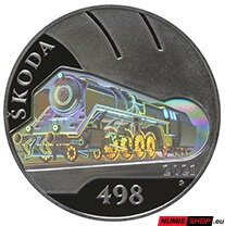 500 Kč ČR 2021 - Parní lokomotiva Škoda 498 Albatros - BK