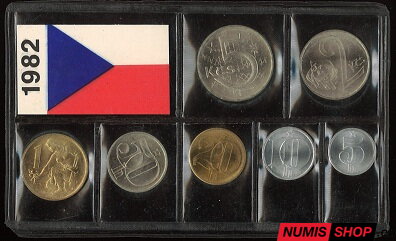 Sada mincí ČSSR 1982