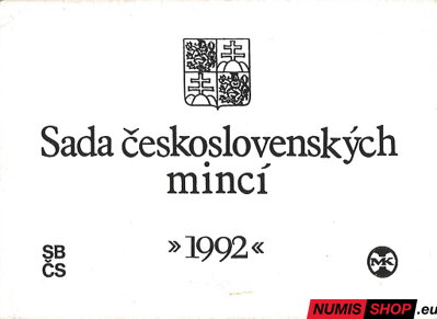 Sada mincí ČSFR 1992 - Rašín