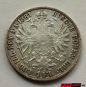 RU - František Jozef I. - 1 florin 1881