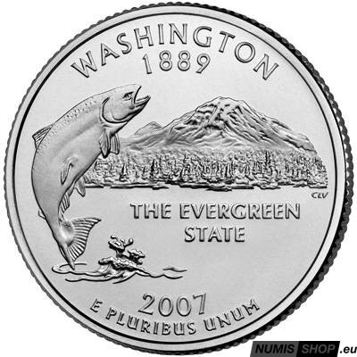 USA Quarter 2007 - Washington - D - UNC