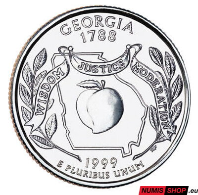 USA Quarter 1999 - Georgia - D - UNC