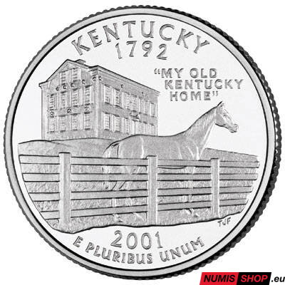 USA Quarter 2001 - Kentucky - P - UNC