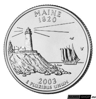 USA Quarter 2003 - Maine - P - UNC