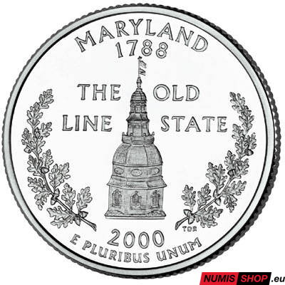 USA Quarter 2000 - Maryland - D - UNC