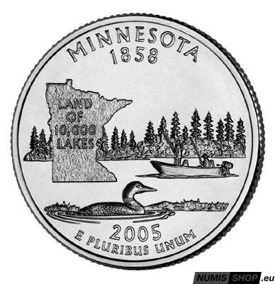USA Quarter 2005 - Minnesota - P - UNC
