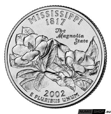 USA Quarter 2002 - Mississippi - P - UNC