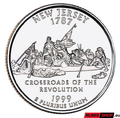 USA Quarter 1999 - New Jersey - D - UNC