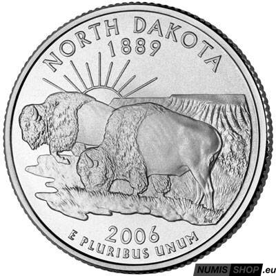USA Quarter 2006 - North Dakota - P - UNC