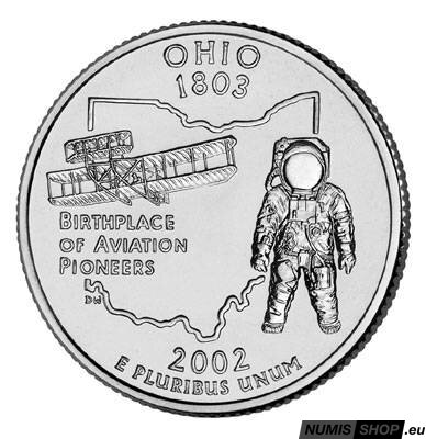 USA Quarter 2002 - Ohio - D - UNC