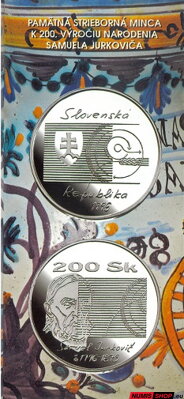 200 Sk Slovensko 1996 - Jurkovič - leták