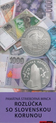1000 Sk Slovensko 2008 - Rozlúčka so slovenskou korunou - leták