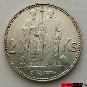 20 koruna SR 1941 var. dvojkríž