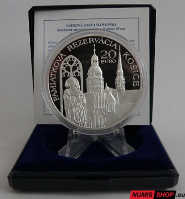 20 eur Slovensko 2013 - Pamiatková rezervácia Košice - PROOF