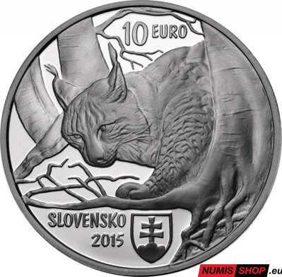 10 eur Slovensko 2015 - Karpatské bukové pralesy - PROOF