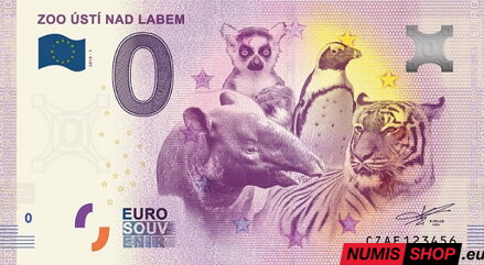 Česká republika - 0 euro souvenir - ZOO Ústí nad Labem