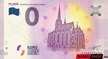 Česká republika - 0 euro souvenir - Plzeň