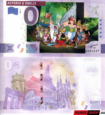 COLOR - 0 euro souvenir - 2026 - Asterix a Obelix II.