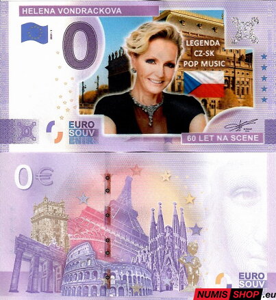 COLOR - 0 euro souvenir - 2025 - Helena Vondráčková - 60 let na scéne