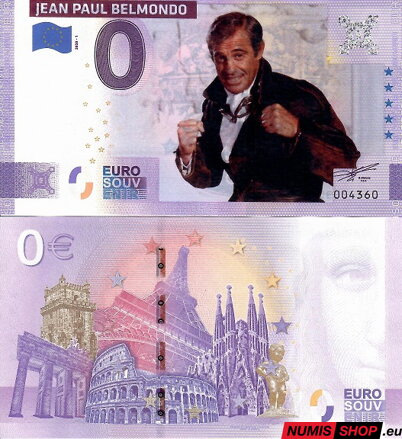 COLOR - 0 euro souvenir - 2025 - Jean Paul Belmondo
