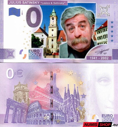 COLOR - 0 euro souvenir - 2025 - Július Satinský